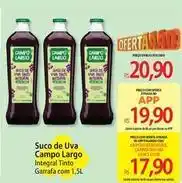 Atacadão Campo largo - suco de uva oferta