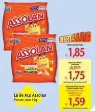 Atacadão Assolan - la de aço oferta