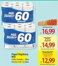 Atacadão Mili - papel higiênico oferta