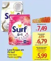 Atacadão Surf - lava roupas em pó oferta