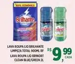 DB Supermercados Brilhante - lava roupa liq limpeza total rf lava roupa liq clean blue/green 2l oferta