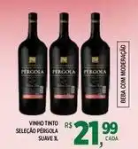 DB Supermercados Pérgola - vinho tinto selecao oferta