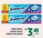 DB Supermercados Sorriso - creme dental tripla limpeza oferta