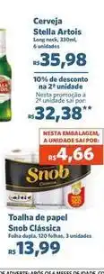 Sam's Club Stella - cerveja artois oferta