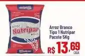 Max Atacadista Nutripar - arroz branco tipo 1 oferta