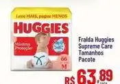 Max Atacadista Huggies - fralda supreme care tamanhos oferta