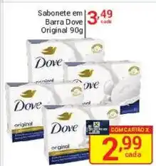 X Supermercados Sabonete em Barra Dove Original oferta