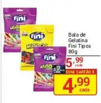 X Supermercados Bala de Gelatina Fini Tipos oferta