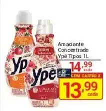 X Supermercados Amaciante concentrado ypé tipos 1l oferta