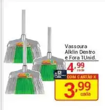 X Supermercados Vassoura Alklin Dentro e Fora 1 Unid. oferta