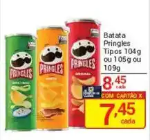 X Supermercados Batata pringles oferta