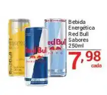 X Supermercados Bebida Energetica Red Bull Sabores oferta