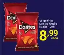 X Supermercados Salgadinho Dornos Queijo Nacho oferta