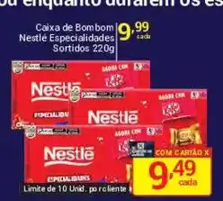 X Supermercados Caixa de Bombom Nestle Especialidades Sortidos 220g oferta