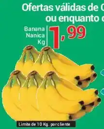 X Supermercados Banana Nanica oferta