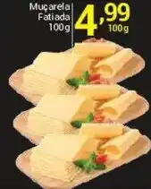 X Supermercados Muçarela fatiada oferta