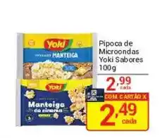 X Supermercados Pipoca de Microondas Yoki Sabores oferta