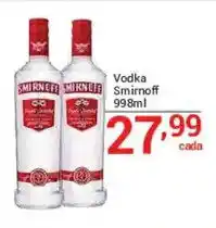 X Supermercados Vodka Smirnoff oferta