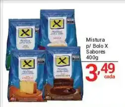 X Supermercados Mistura p/ Bolo X Sabores oferta