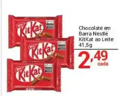 X Supermercados Chocolate em Barra Nestlé KitKat ao Leite oferta