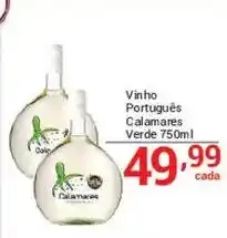 X Supermercados Vinho Português Calamares Verde oferta