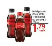 X Supermercados Refrigerante Coca-Cola Tradicional ou Zero PET oferta