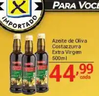 X Supermercados Azeite de oliva costazzurra extra virgem oferta