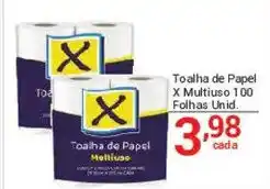 X Supermercados Toalha de Papel Multifuso oferta