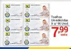 X Supermercados Toalhas Umedecidas oferta