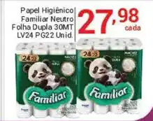 X Supermercados Papel Higiênico Familiar Neutro oferta