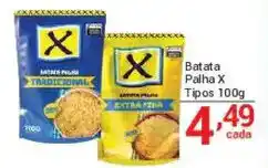X Supermercados Batata Palha X oferta
