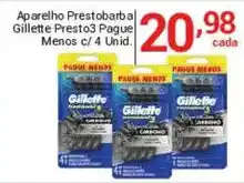 X Supermercados Aparelho prestobarba gillette presto3 oferta