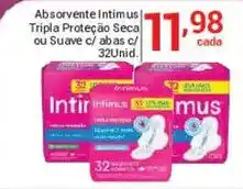 X Supermercados Absorvente Intimus oferta