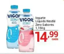 X Supermercados Iogurte Líquido Nestlé Zero Sabores oferta