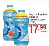 X Supermercados Lógurte Líquido Danone Sabores Zero oferta