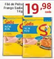 X Supermercados Filé de peito frango sadia oferta