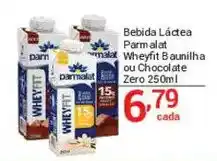 X Supermercados Bebida Láctea Parmalat Wheyfit Baunilha ou Chocolate Zero oferta