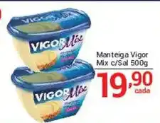 X Supermercados Manteiga vigor mix c/sal oferta