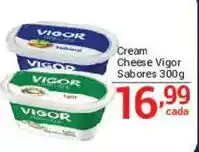 X Supermercados Cream Cheese Vigor Sabores oferta