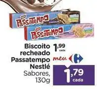 Carrefour Nestlé - biscoito recheado passatempo oferta