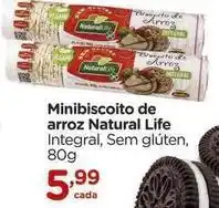 Carrefour Natural life - minibiscoito de arroz oferta