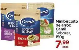 Carrefour Camil - minibiscoito de arroz oferta
