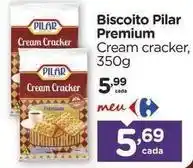 Carrefour Pilar - biscoito premium oferta
