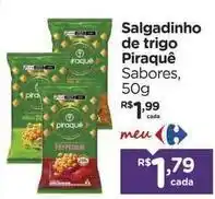 Carrefour Piraquê - salgadinho de trigo oferta