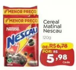 Novo Atacarejo Cereal Matinal Nescau oferta