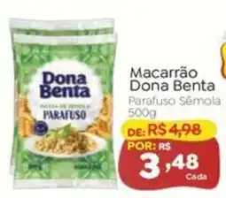 Novo Atacarejo Macarrão dona benta oferta