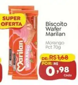 Novo Atacarejo Biscoito Wafer Marilan oferta