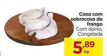 Carrefour De - coxa com sobrecoxa de frango oferta