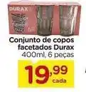 Carrefour Duralex - conjunto de coposfacetados oferta