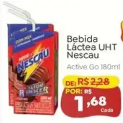 Novo Atacarejo Bebida Láctea UHT Nescau Active Go oferta